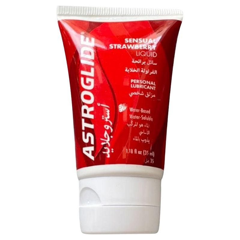 Astroglide - Sensual Strawberry Liquid Lubricant - 35Ml