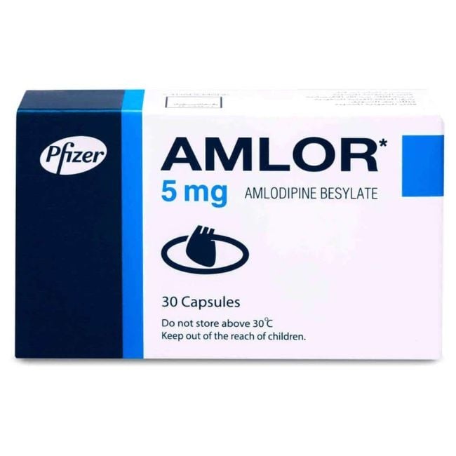 amlor amlodipine 5mg b/30ces
