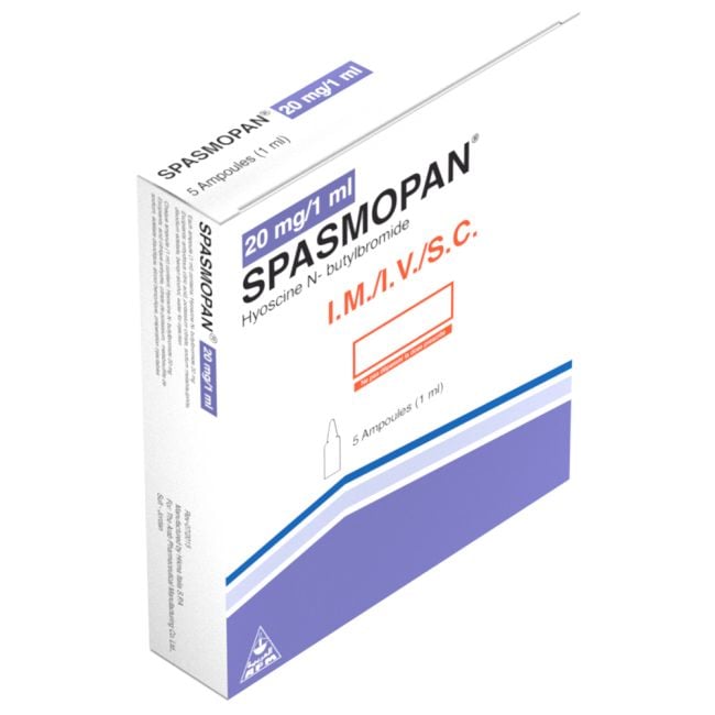 Spasmopan 20 Mg Ampoule - 1 Ml