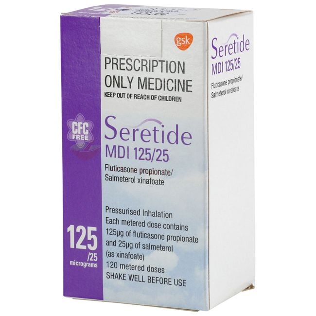 Seretide - 50 Mcg Evohaler - 120Pcs